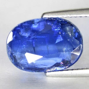 7.27Cts Intense Blue Natural Kaynite13x9mm Oval Cut Collection Gemstone - Picture 1 of 5