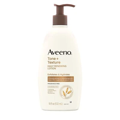Aveeno Tone Texture Daily Renewing Lotion for Bumpy and Dry Skin 18 Fl Oz - Image 1 of 4