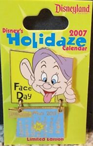 Disneyland Holidaze pin series 2007 - May Dopey Face Day LE 1000