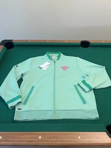 Lacoste Sport Jacket Men Extra Large Green Full Zip Miami Open 2025 Tennis Logo - Picture 1 of 14