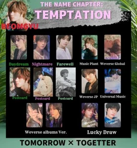 Tarjeta fotográfica TXT BEOMGYU The Name Chapter: TENTACIÓN MAÑANA X JUNTOS PC - Imagen 1 de 50