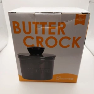Priority Chef French Butter Crock Holds 1 Stick Farmhouse - Picture 1 of 11