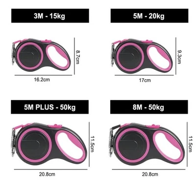 Automatic Dog Leash Lead Blue 3M 5M 8M Retractable Dog Leash Rope for Large Dogs - Image 1 of 4