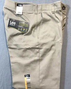 Pantalones Lee Extreme Comfort Calce Relajado Caqui Para Hombre 34x32 Frente Plano Nuevos con Etiquetas - Imagen 1 de 3