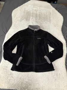 Patagonia R Regulator Deep Pile Fleece Full Zip Jacket Women's Black Medium - Picture 1 of 8