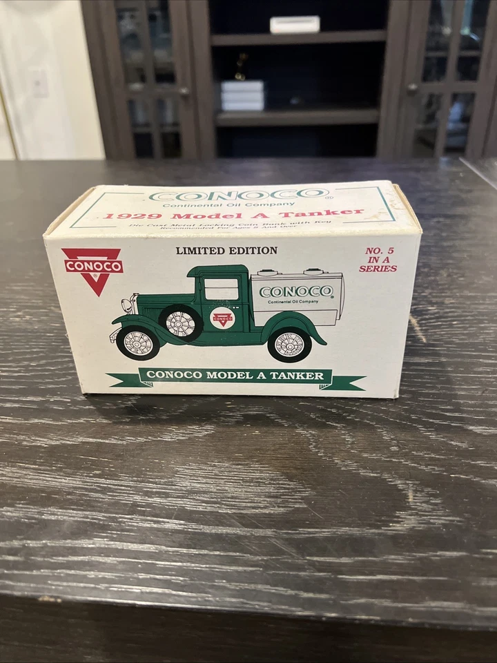 Banco cisterna Liberty Classics Conoco 1929 Ford Modelo A Foto 1 de 1
