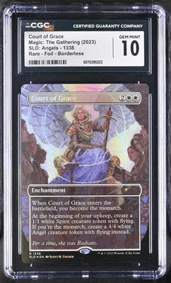 COURT OF GRACE Secret Lair Foil Angels CGC 10 MTG [Nostalgium] - Image 1 of 2