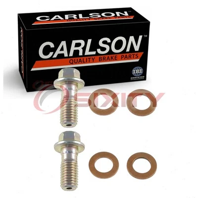 2 pernos de banjo hidráulicos de freno delantero Carlson para Chevrolet Volt ji 2015-2019 Foto 1 de 4