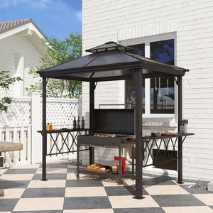 Portable Charcoal BBQ Grill for Outdoor Cooking Camping and Tailgating - Picture 1 of 8
