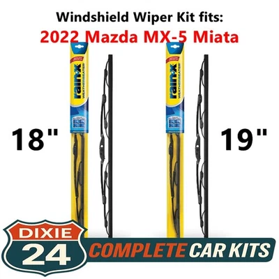 Rain-X Weatherbeater Wiper Kit fits: 2022 Mazda MX-5 Miata (18" & 19") - Image 1 of 4