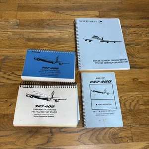 747-400 Vintage Component Locator Guides Panel Description & Northwest Training - Picture 1 of 5