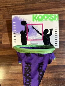 Vintage OddzOn Products Koosh Neon Jumpshot Over The Door Basketball Hoop 1992 - Picture 1 of 10