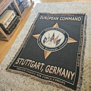 United States European Command Throw Blanket Military 52′′ x 72′′ High Detail - Bild 1 von 12