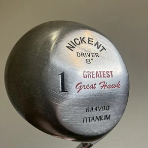 NICKENT GREATEST GREAT HAWK #1 DRIVER 8* TITANIUM FIRM FLEX - Picture 1 of 11