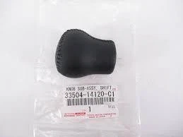 Genuine TOYOTA Celica MR2 Spyder 00-05 BLACK LEATHER SHIFT KNOB 33504-14120-C1 - Imagem 1 de 4