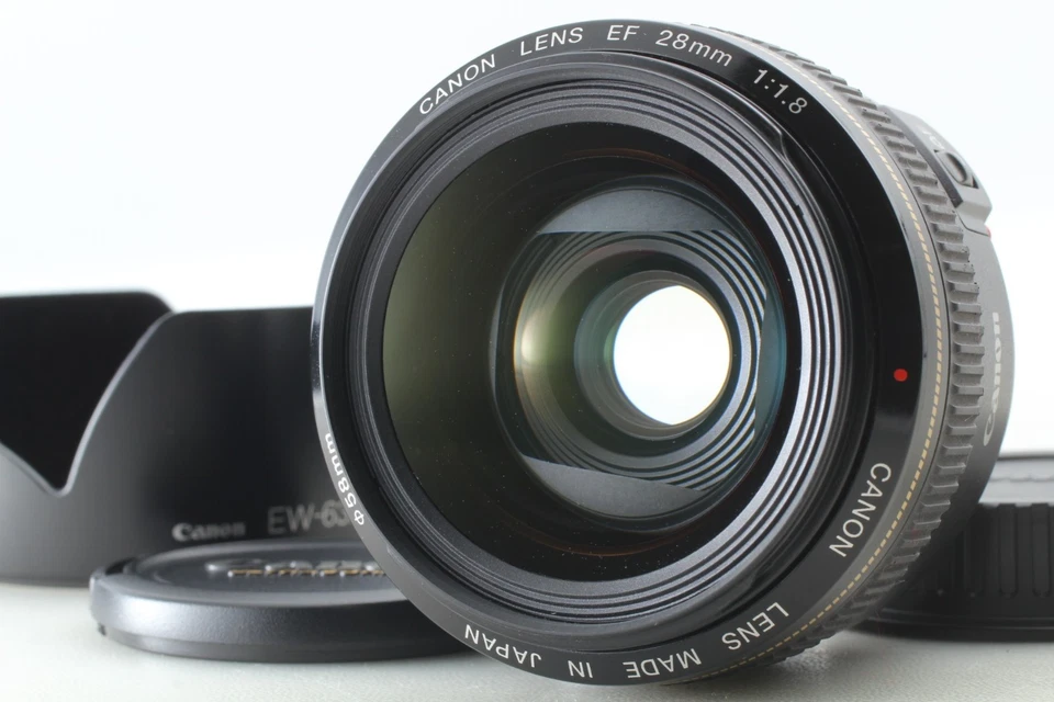 [ПОЧТИ КАК НОВЫЙ] Canon EF 28 мм f/1.8 USM широкоугольный объектив AF из Японии 5K17 - Изображение 1 из 4