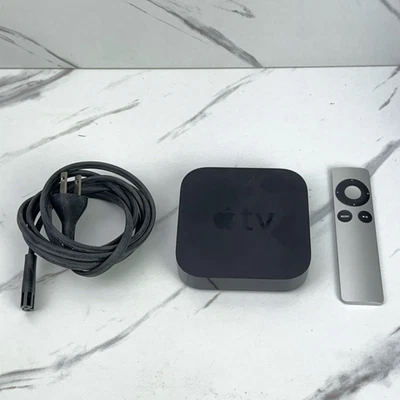 Apple A1378 Apple TV Media Streamer (2nd Generation) W/ Remote + Power Cord - Image 1 of 4