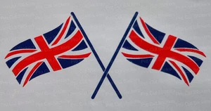 United Kingdom Great Britain GB Union Jack Flags Car Van Window Stickers Decals - Picture 1 of 3