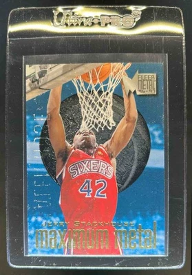 1996-97 Fleer Metal Jerry Stackhouse Maximum Metal #17 76ers - Image 1 of 2