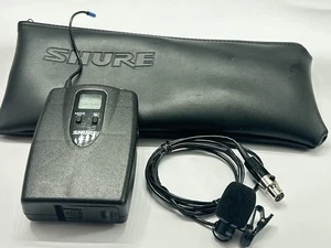 Shure ULX1 G3 (470-506 MHz) Bodypack with Shure 185 Lavalier/Lapel Microphone - Picture 1 of 5