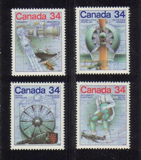 1986 Canada SC# 1099-1102 - Canada Day Science and Technology-1 Lot# 170 M-NH   - Image 1 of 1