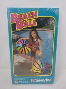 Sevylor 20 Zoll Mehrfarbig Strandball Gestreift Pool Spielzeug Vintage Pool Sommer Neu - Bild 1 von 4