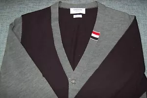 Thom Browne RWB Cardigan | Size 4 (Large) | Fun Mix Merino Wool | 100% authentic - Picture 1 of 6