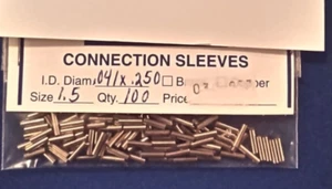 Vorfach Verbinder Crimphülsen Größe 1,5, 041 x 0,250 - Bild 1 von 1