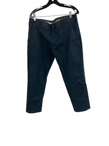 Lee Extreme Motion Slim Straight Mens Pants 36x29 Black Cotton Blend - Picture 1 of 4