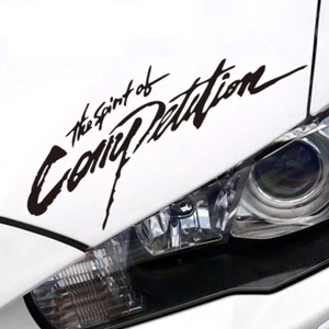 The Spirit of Competition Sticker | Mitsubishi evo Vinyl Decal 6", 7", 8", 9" - Foto 1 di 2
