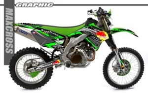 KAWASAKI KLX450R 2007 - 2023 MAXCROSS GRAPHICS KIT DECAL FULL Sticker NHRO1 - Picture 1 of 4