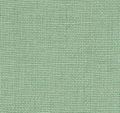 Colefax & Fowler Belgian 100% Linen Fabric- Foss / Jade Green 0.90 yd F4218-57 - Image 1 of 2