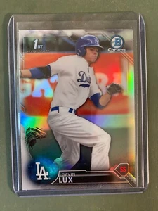 2016 Bowman Chrome Draft Gavin Lux 1° rifrattore Los Angeles Dodgers BDC-67 - Foto 1 di 2