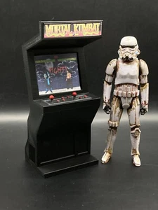 CUSTOM MORTAL KOMBAT ARCADE GAME for 3.75" figure diorama STAR WARS gi joe (K36) - Picture 1 of 2