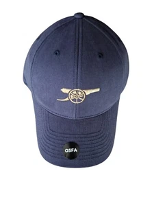   ARSENAL FOOTBALL CLUB OFFIZIELLES WAPPEN MARINEBLAUE KAPPE FÜR ERWACHSENE. - Bild 1 von 1