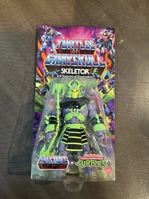 Figura de acción Mattel MOTU x TMNT Turtles of Grayskull Skeletor Foto 1 de 4