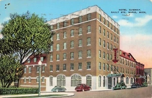 Hotel Ojibway Sault Ste. PC de colección Marie, Michigan publicado en 1941 - Imagen 1 de 2