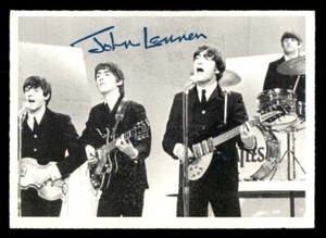 1964 OPC O-Pee-Chee Beatles B&W #73 John Lennon NM