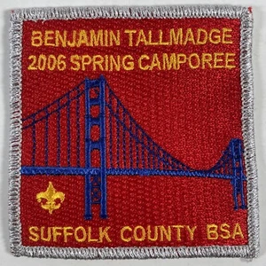 Benjamin Tallmadge District 2006 Spring Camporee BSA Patch Badge Suffolk County - Picture 1 of 3