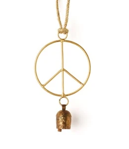 Air Element Peace Bell Wind Chime - Fair Trade Garden - Picture 1 of 3