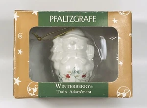 Pfaltzgraff Schneemann Winterbeere Zugschmuck Figur Ornament Weihnachtsbaum - Bild 1 von 10