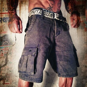 Yakuza Cargoshorts Uomo Pantaloni Corti Shorts CKB439 Colore Blu - Foto 1 di 2