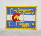 GUNNISON COUNTY CO COLORADO SHERIFF'S OFFICE POLICE DEPT SHOULDER PATCH - NEW