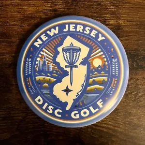 Custom New Jersey Disc Golf Mini Marker - Picture 1 of 1