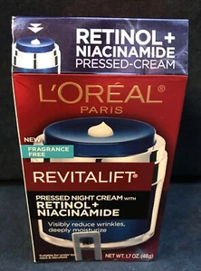 L'Oreal Paris Revitalift Gepresste Nachtcreme mit Retinol➕️Niacinamid 1,7oz - Bild 1 von 5