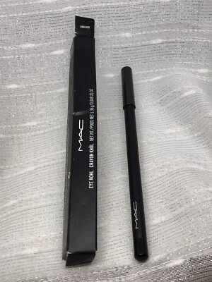 Lápiz delineador de ojos MAC Eye Kohl **SOLDER**0,048 oz / 1,36 g tamaño completo CAJA DAÑADA Foto 1 de 4