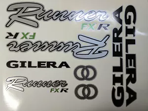 Gilera Runner Stile FXR Set Adesivi Decalcomanie Kit Rep 50 70 125 172 180 - Foto 1 di 1