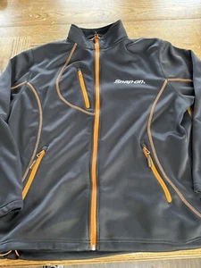 Snap On Lethal Jacket Men’s Large Black Orange Full Zip Choko Tools Lined - Picture 1 of 15