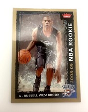 2008-09 Fleer Glossy Russell Westbrook #204 RC Rookie Card Thunder NBA