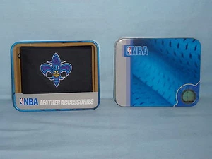 New Orleans Hornets bestickte Leder TriFold Geldbörse Neu im Karton schwarz - Bild 1 von 5
